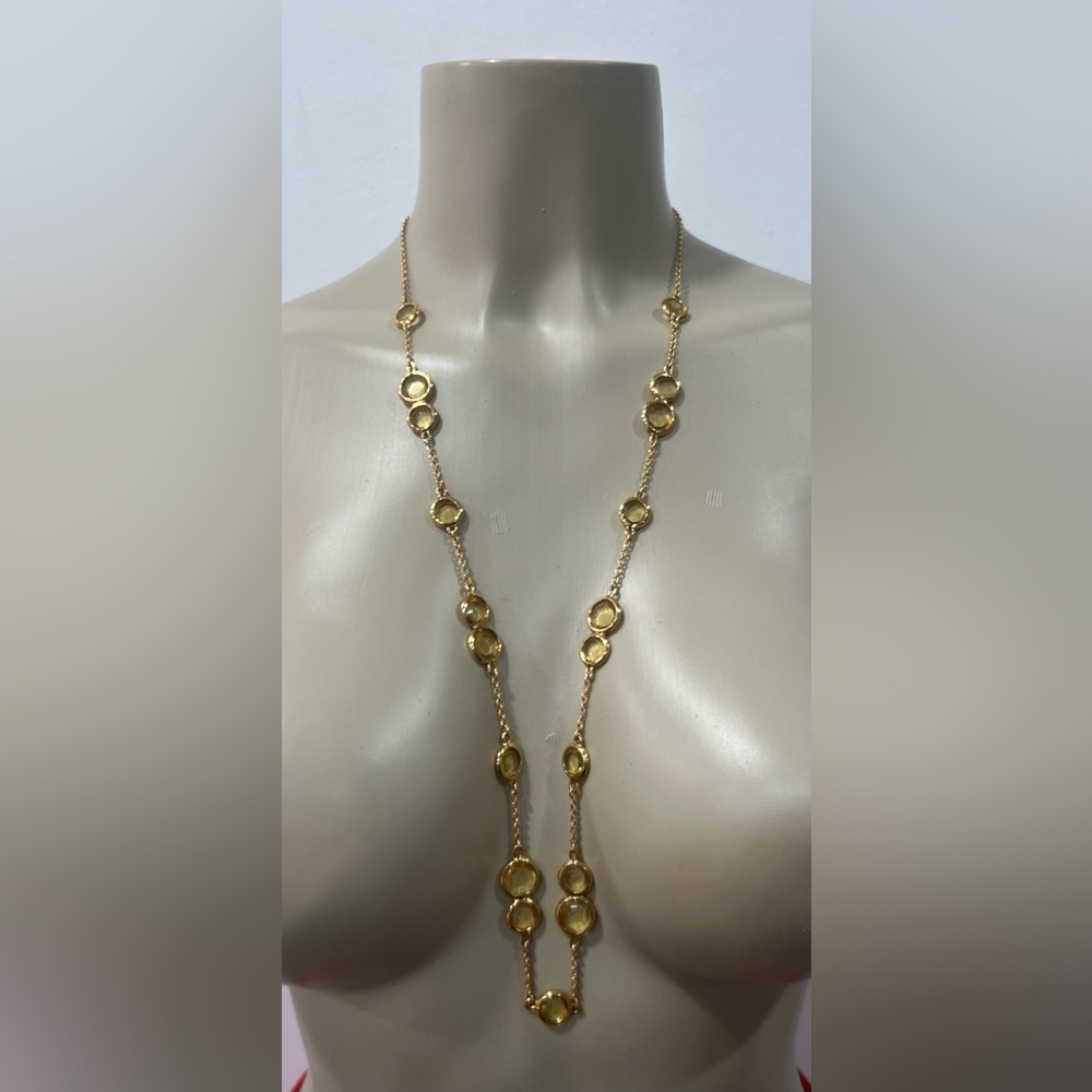 Signed Kate spade gold tone necklace